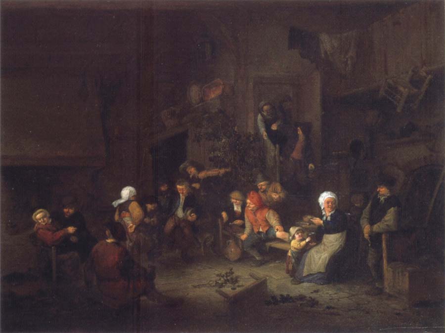 Merry Company in an inn.